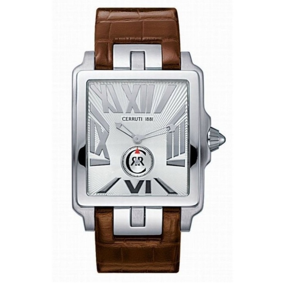 Men’s Cerruti 1881 - 65241 Silver and Brown Watch
